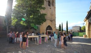 Sábado en Laguardia organizando el I Encuentro Enogastronómico Sostenible de Rioja Alavesa-Euskadi [En]torno a la mesa