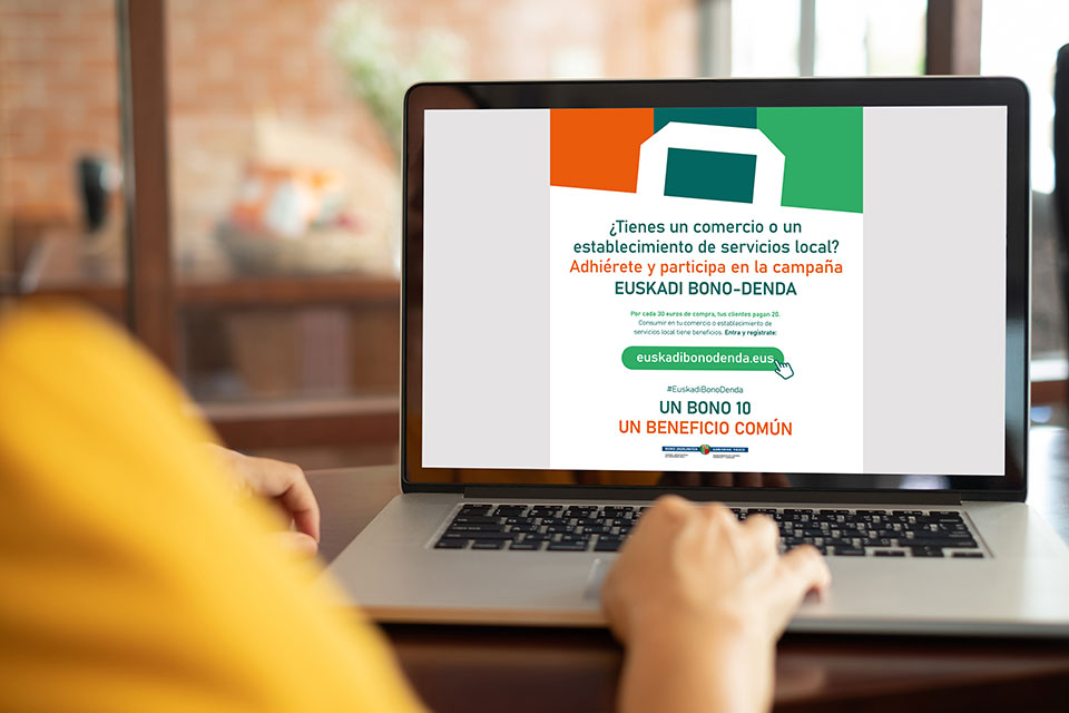 Imagen de la campaña Euskadi Bono 30 10