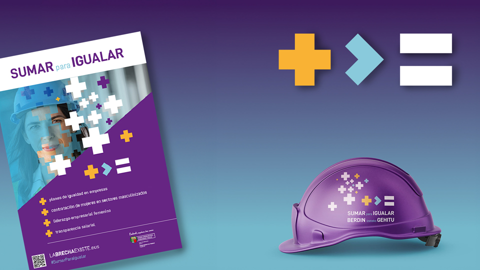 Imágenes de la campaña Sumar para igualar