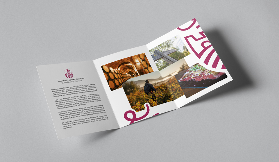 Imágenes de la nueva marca de la Cuadrilla de Rioja Alavesa