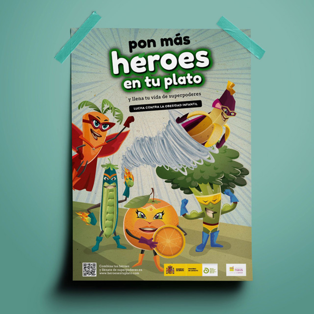 Pon más héroes en tu plato Portada Hover