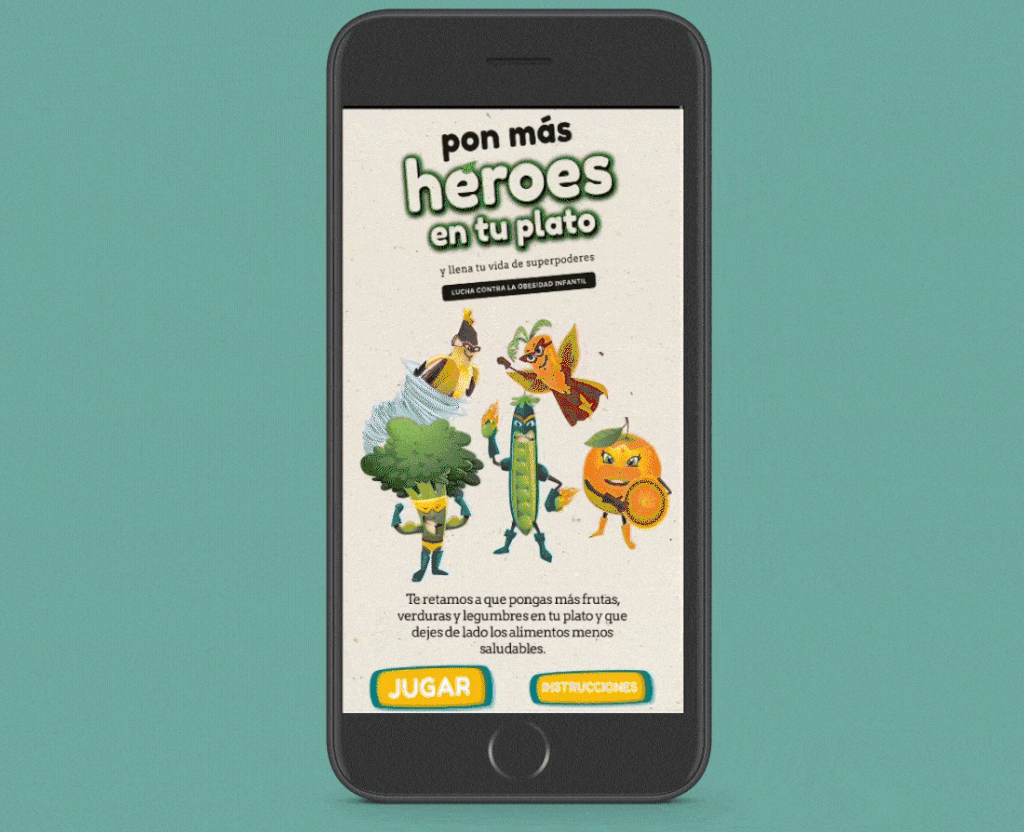 Imágenes de la campaña Pon más héroes en tu plato