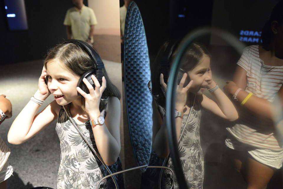 Imágenes del juego interactivo para la Ciudad de las Artes y las Ciencias de Valencia